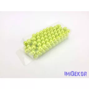 Gyöngy 10mm 85g - Almazöld