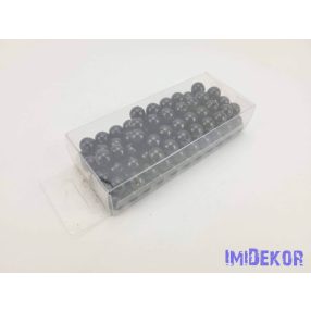 Gyöngy 10mm 85g - Fekete