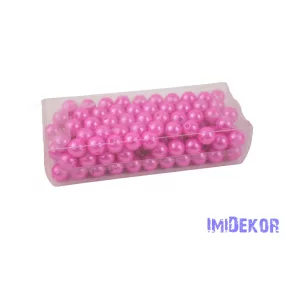 Gyöngy 10mm 85g - Sötét Rózsaszín