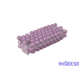 Gyöngy 10mm 85g - Padlizsán