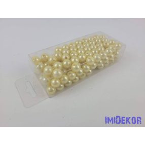 Gyöngy 10mm 85g - Krém