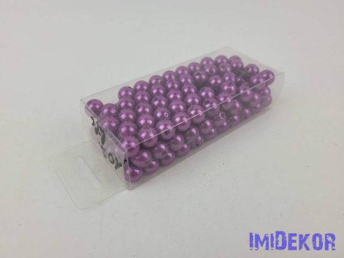 Gyöngy 10mm 85g - Lila 2