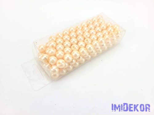 Gyöngy 10mm 85g - Halvány Barack