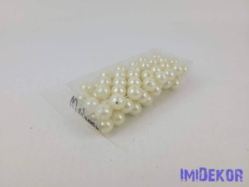 Gyöngy 12mm 85g - Krém