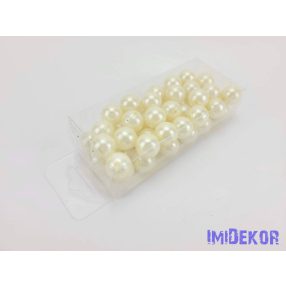 Gyöngy 15mm 85g - Krém