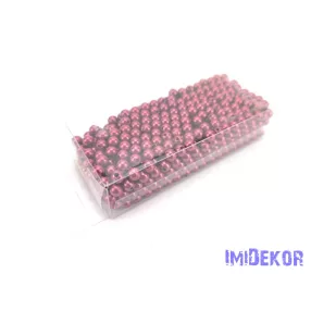 Gyöngy 6mm 85g - Bordó