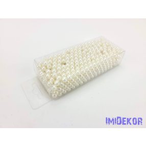 Gyöngy 6mm 85g - Ekrü