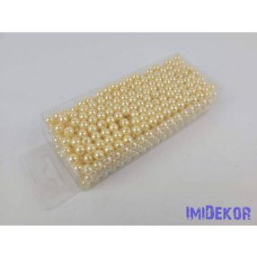Gyöngy 6mm 85g - Krém 2