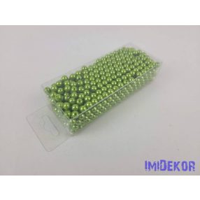 Gyöngy 6mm 85g - Zöld