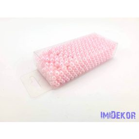 Gyöngy 6mm 85g - Babarózsaszín
