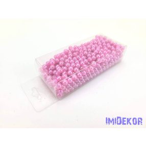 Gyöngy 6mm 85g - Erős Rózsaszín