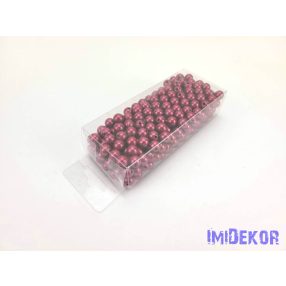Gyöngy 8mm 85g - Bordó