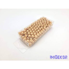 Gyöngy 8mm 85g - Aranybarna