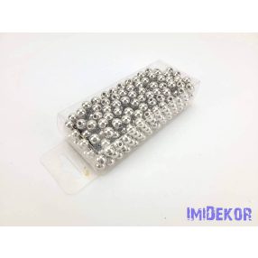 Gyöngy 8mm 85g - Gyöngyház Ezüst