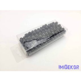 Gyöngy 8mm 85g - Fekete