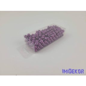 Gyöngy 8mm 85g - Padlizsán