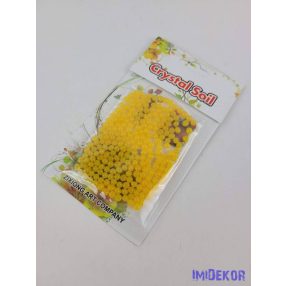 Dekor zselé aquagyöngy - Sárga