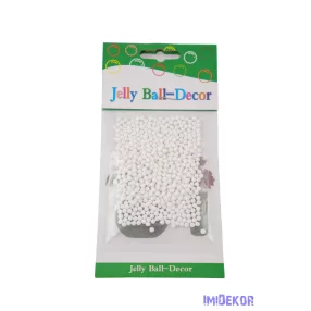 Dekor zselé aquagyöngy - Fehér
