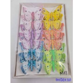 Lepke szett 12 db/csomag - Nagy 18