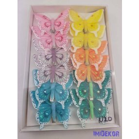 Lepke szett 12 db/csomag - Nagy 20