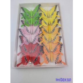 Lepke szett 12 db/csomag - Nagy 8