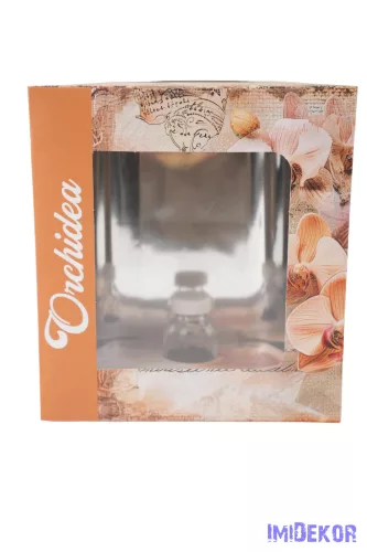 Orchideás doboz üveg fiolával - 5