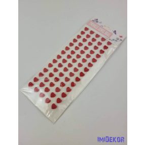 Szivecske alakú öntapadós matrica