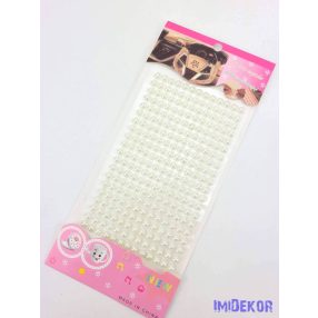 Gyöngy matrica öntapadós - Ekrü