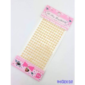 Gyöngy matrica öntapadós - Halvány Barack