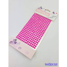 Gyöngy matrica öntapadós - Sötét Rózsaszín