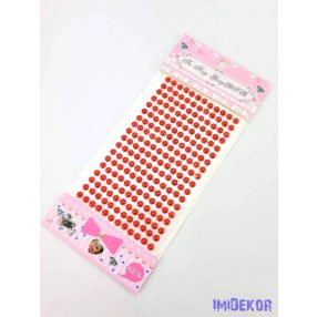 Gyöngy matrica öntapadós - Piros