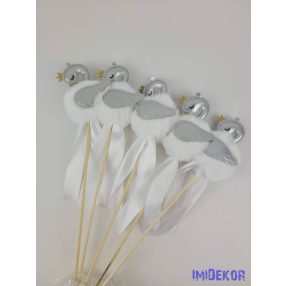 Szőrös koronás hattyú figura