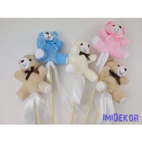 Színes maci plüss pálcás figura 2