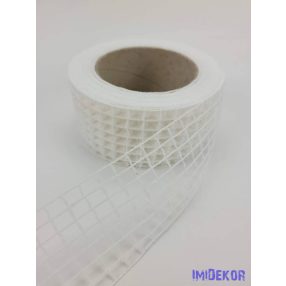 Hálós szalag 4,5cm x 10m - Fehér