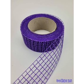 Hálós szalag 4,5cm x 10m - Lila