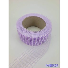 Hálós szalag 4,5cm x 10m - Levendula