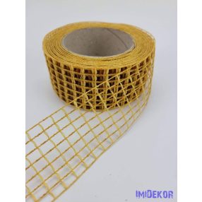 Hálós szalag 4,5cm x 10m - Mustár