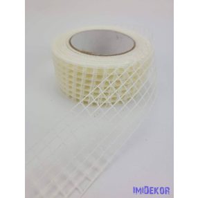 Hálós szalag 4,5cm x 10m - Krém