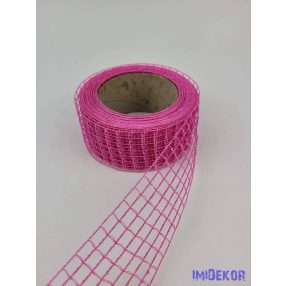 Hálós szalag 4,5cm x 10m - Pink