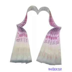   Ballagási szalag 4 cm óvodás - Rózsaszín átmenetes cuki rajzos