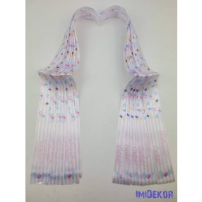 Ballagási szalag 4 cm óvodás - Rózsaszín unikornisos