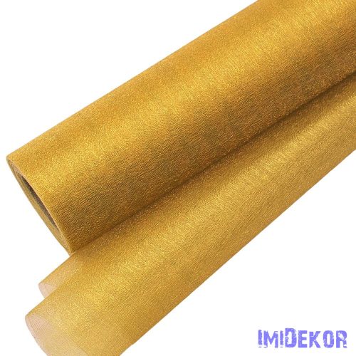 Snow Organza 47cm x 10m dekorációs anyag - Arany