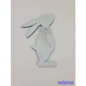 Nyuszi álló galambszürke 14 cm