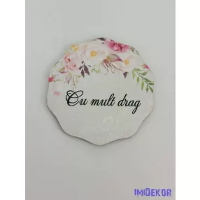 Cu mult drag felső peóniás tábla 6,5 cm kerek csipke