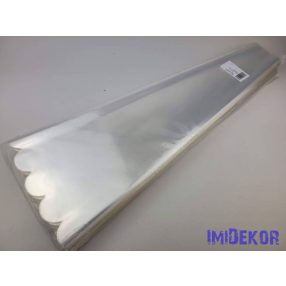 Celofán virágtasak 50db/cs - 25x70x8cm