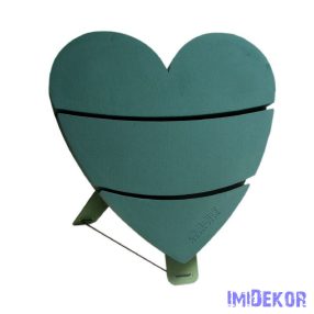   Oasis Bioline Deco szív kitámasztós tűzőhab 60 cm - Teli
