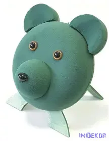 OASIS BIOLINE Teddy Face - Kitámasztós maci fej tűzőhab forma 30x23x12cm