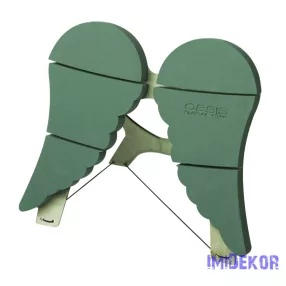   OASIS BIOLINE Standing Wings - Kitámasztós angyalszárny tűzőhab alap 57x48x5cm