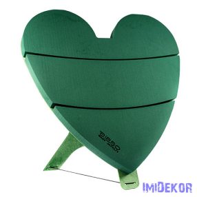   Oasis Bioline Titan szív kitámasztós tűzőhab 75 cm - Teli