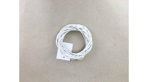 Vessző koszorú kopogtató alap 10 cm fehér